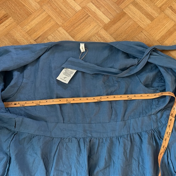 Blue Wrap Dress - Picture 4 of 10